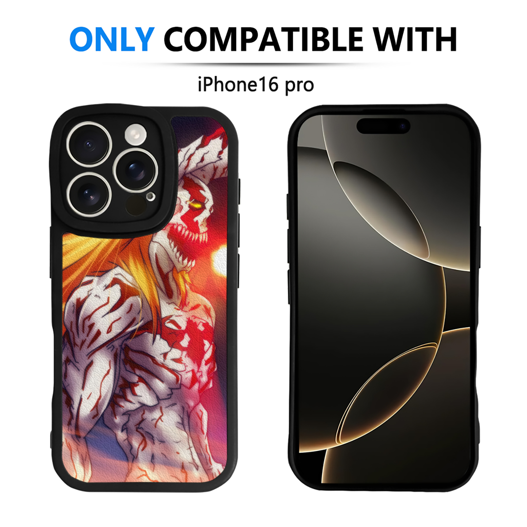 （画像用） ブリーチ BLEACH 【iPhone 16シリーズ対応】シリコンスマホケース（レザー調） 材質：シリコン